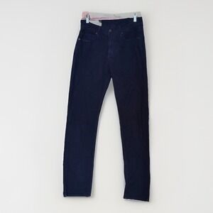 Marine Layer Slim Straight Corduroy Pants Mens 32x32 Blue 5 Pocket Casual 29x31